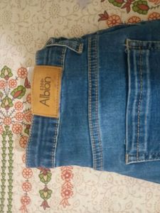 Blue Denim Cargo Jeans