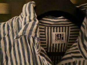 Striped button down shirt