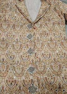 Designer Embellished Kurta Set with Palazzo