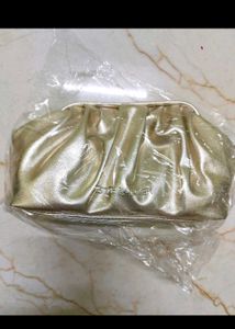 Elegant Gold Clutch Bag