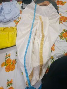 New kids Dhoti with Golden Border
