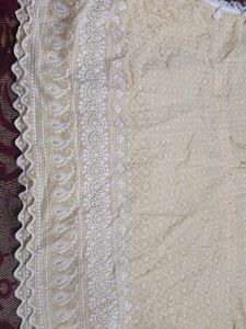 Elegant Embroidered chikankari Kaftan