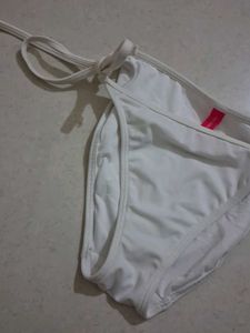 S White Bikini Bottom