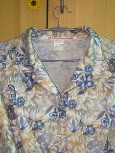 Printed Pastel Shirt With Knot 💘