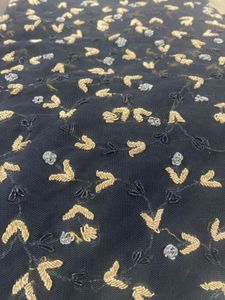 Designer Black Net Saree
