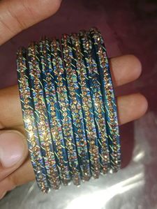 Set of Blue Bangles