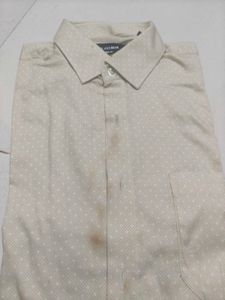 Men's Dotted Button-Down Shirt
