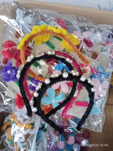 hand made pipe cleaner Decorative Hair Ties with P