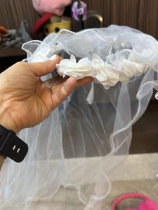 Bridal Veil and Pink Earmuffs