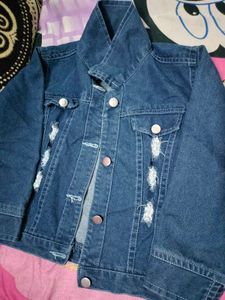 Distressed Denim Jacket