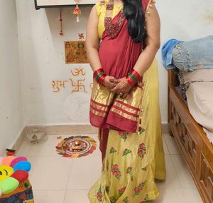 Floral Lehenga Choli (Lehenga Size Xxl)