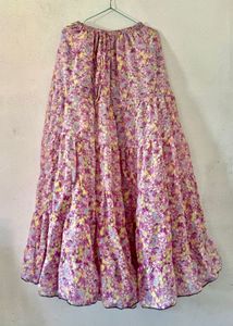 Trendy Flowy Layered Skirt 🩷