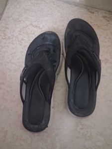 Black Flip Flop Sandals