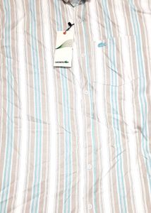 Striped Men's Button-Up Shirt