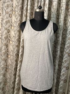 Grey Sleeveless Tank Top