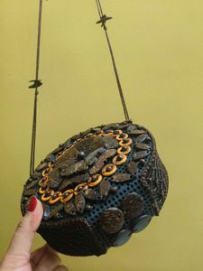 #not used#Unique Round Clutch Bag