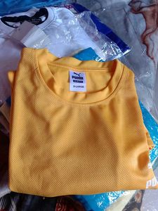 Puma Long Sleeve Shirt - Mustard