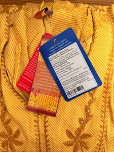 Yellow Embroidered Kurta and Palazzo Set