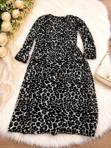 Chic Leopard Print Dress👗🤩✨🖤