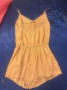 LIMITED EDITION Silky Playsuit with Lace Detail