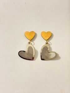 LOWEST PRICE Heart Dangle Earrings