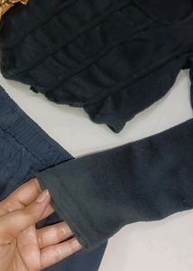 Corset Black Full Sleeve Top🔥