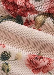 Floral Print Ruched Top
