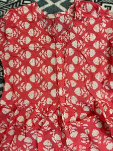 Red Formal Kurta – Elegant &amp; Classy