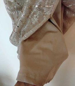 Sparkling Short Sleeve Mini Dress