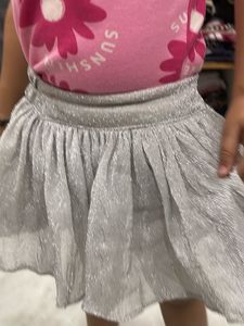 Sparkly Silver Skirt
