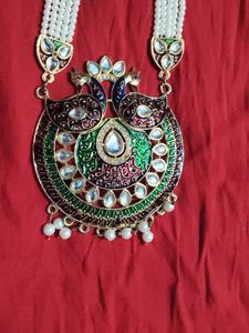 Exquisite Peacock Design Necklace Set