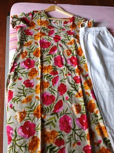 Flower Print Kurti