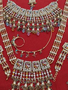 Bridal Jewellery Set (Multi Color)