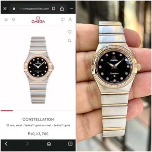 Omega Constellation Diamond Bezel Watch FOR HER