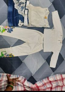 3 Piece Soft Hoisery New Set For Toddlers Girls