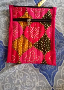 Vibrant Quilted Pouch