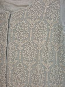 Elegant Pastel Green Kurta Set with Dupatta