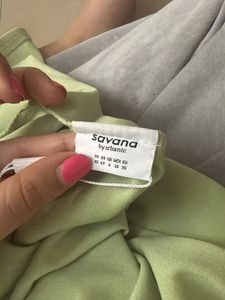 Lime Green Ruffled Maxi Dress