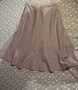Shimmery Light Pink skirt