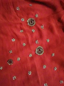 A Rust Colour Dress Material.