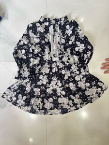 Chic Floral Print Dress