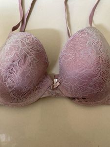 Lace &amp; Textured Padded Bras (Set of 2)