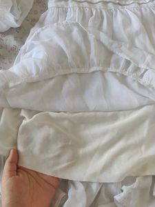 white angelic mini dress