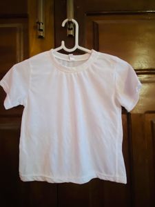 Plain White Short Sleeve T-Shirt