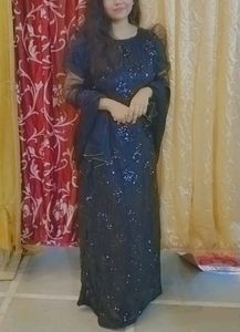 Imported Net Enthic Gown