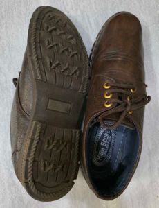 Men's Casual Brown Leather Shoes
