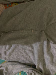 Cozy Grey Knit Cardigan