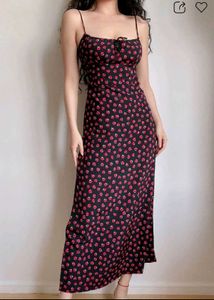 Floral Print Midi Dress