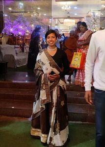 Floral Print Saree with Blouse