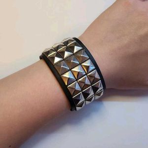 Edgy Studded Punk Rock Bracelet